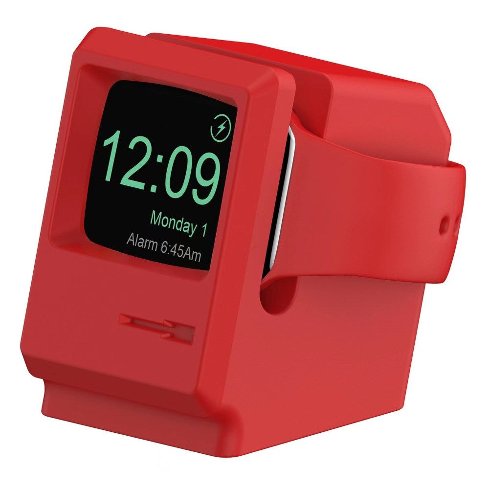 Подставка в стиле ретро для Apple Watch (красная)
