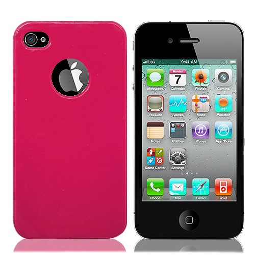 Чехол для iPhone 4/4S Rainbow (розовый)