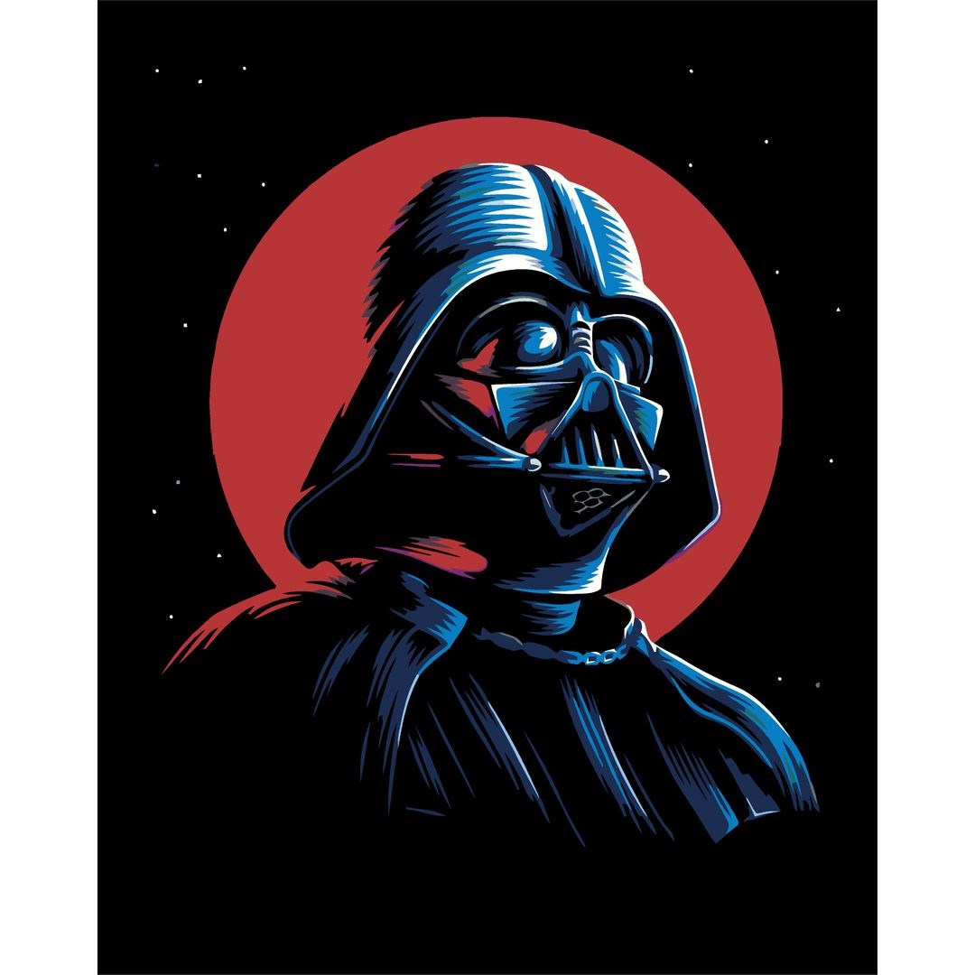 Картина по номерам Star Wars Дарт Вейдер (40х50 см)