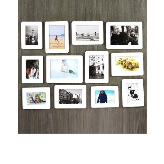 Набор фоторамок Sandwich Wall-Deco 12p - Ivory