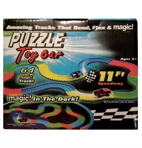 Светящийся гоночный трек Magic Tracks 64 детали с машинкой