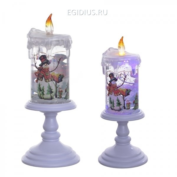 Декоративная фигурка с подсветкой Свеча
