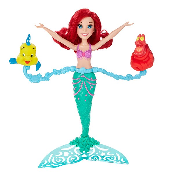 Кукла Hasbro Disney Princess Ариэль, плавающая в воде
