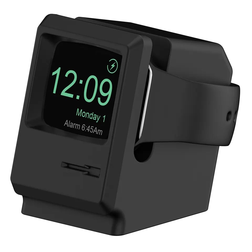 Подставка в стиле ретро для Apple Watch (черная)