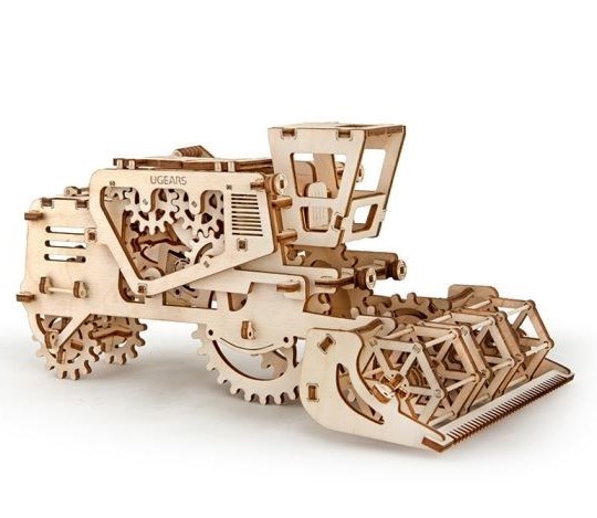 Деревянный конструктор 3D-пазл Ugears Комбайн