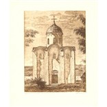 Гравюра «Церковь Св. Георгия, Старая Ладога»