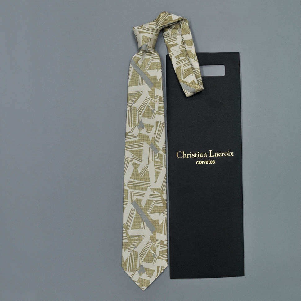 Галстук с геометрическим узором Christian Lacroix 836571