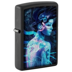Зажигалка Zippo Cyborg Woman 48517 с гравировкой