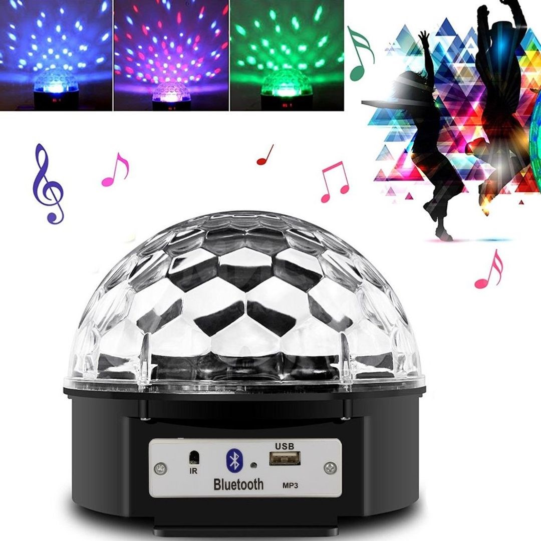 Светодиодный дискошар Led magic ball light Bluetooth