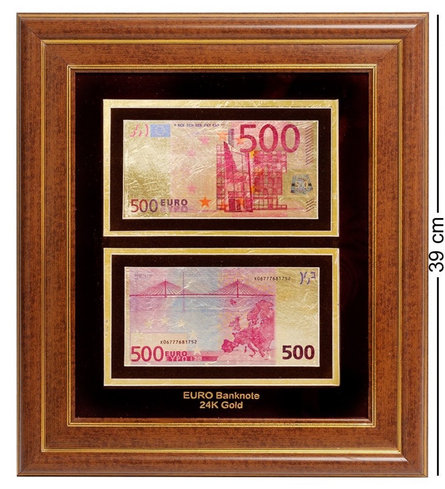 Панно Банкнота 500 EUR. Евросоюз (2/size)