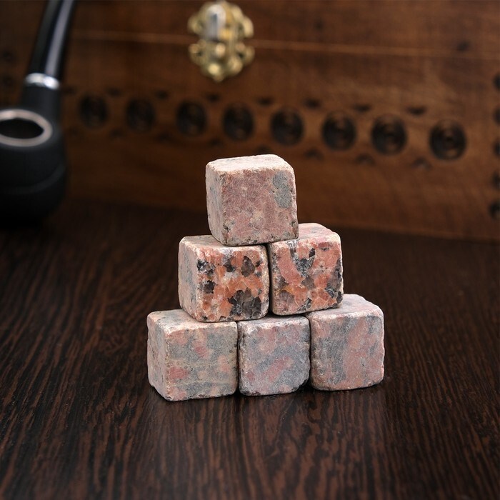 Камни для виски из гранита (6 штук)
