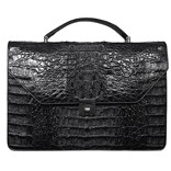 Портфель из кожи крокодила