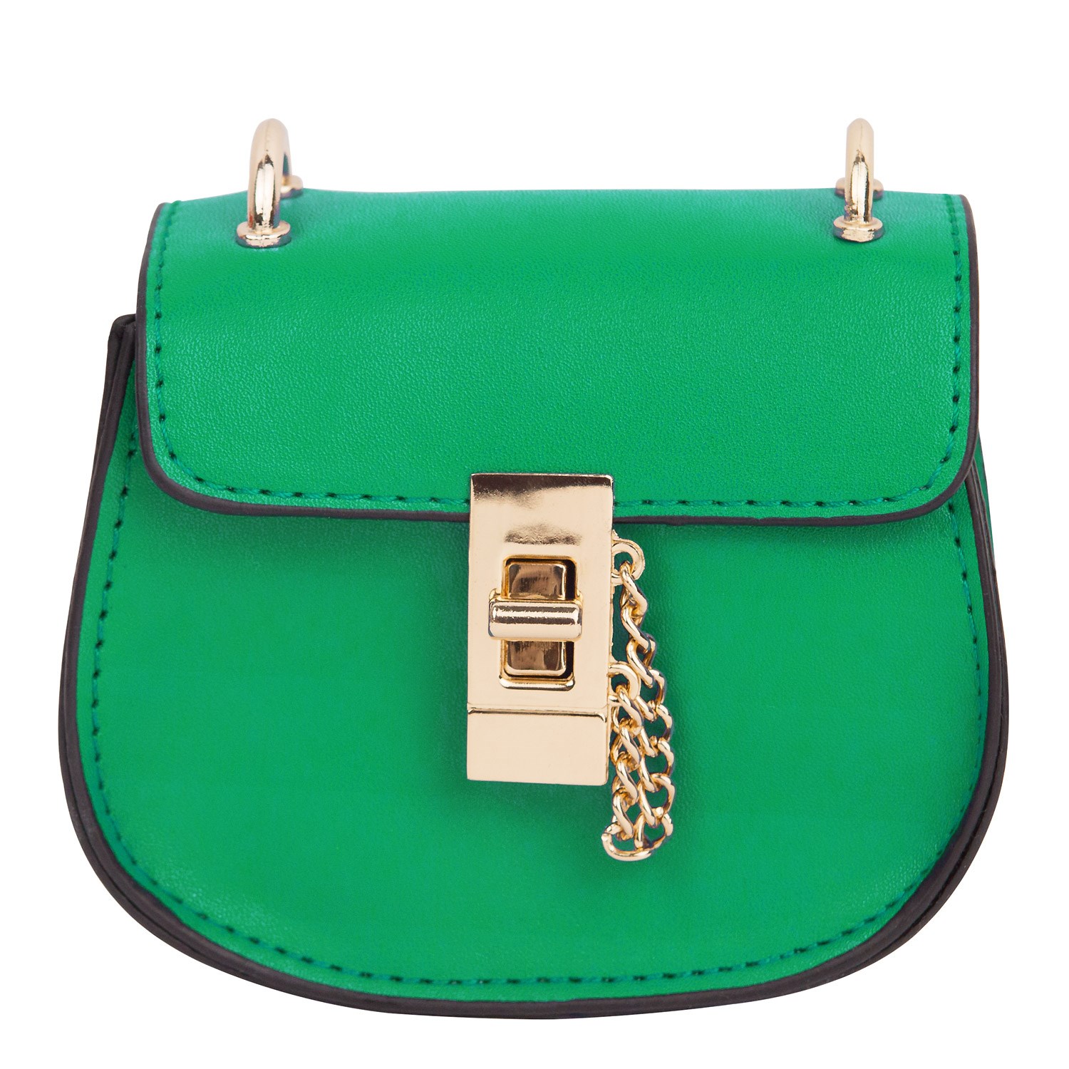 Зеленая сумка-мини Crossbody