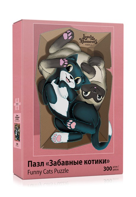 Пазл Faberlic Lovely Moments «Забавные котики»