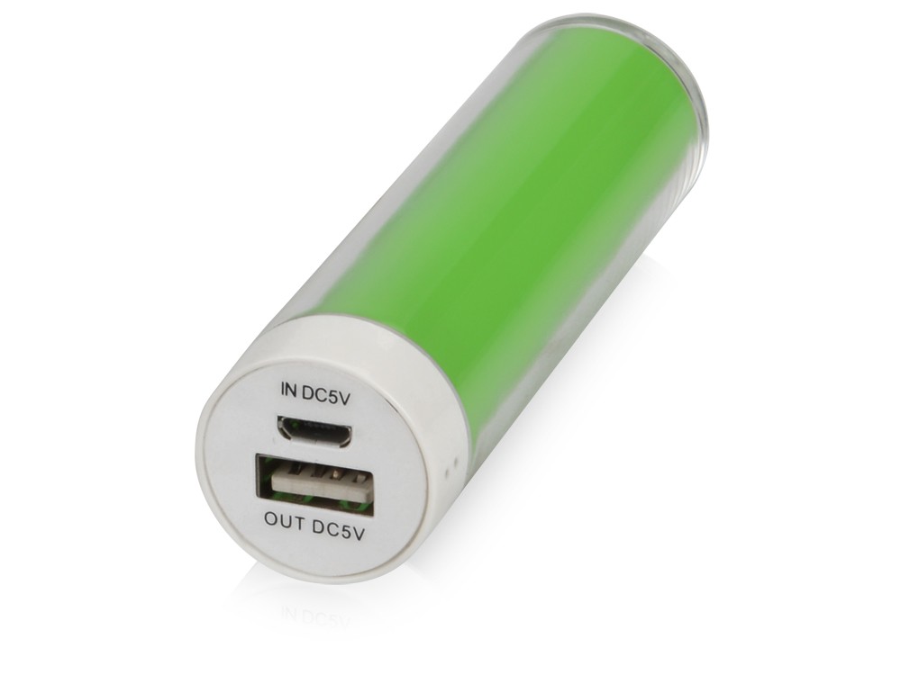 Салатовое портативное зарядное устройство Тианж 2200 mAh
