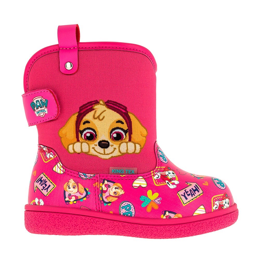 Ярко-розовые сноубутсы Paw Patrol