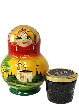 Черная икра в матрешке