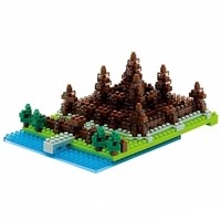 Мини-конструктор Nanoblock Ангкор-Ват, 350 элементов