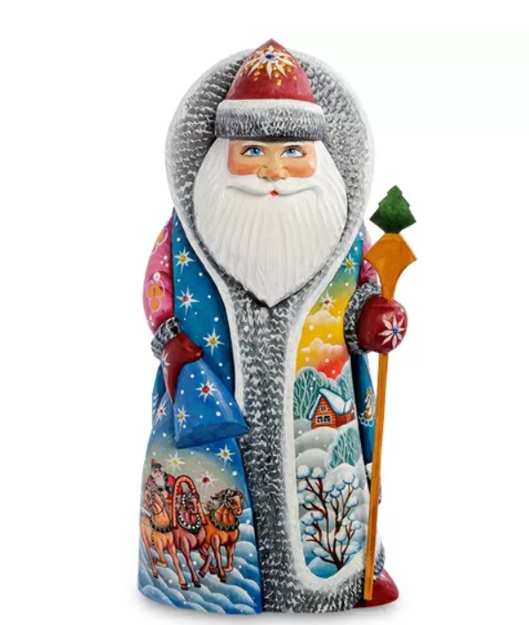Фигурка Дед Мороз с мешком, 27 см