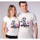 Парные футболки Bunny love