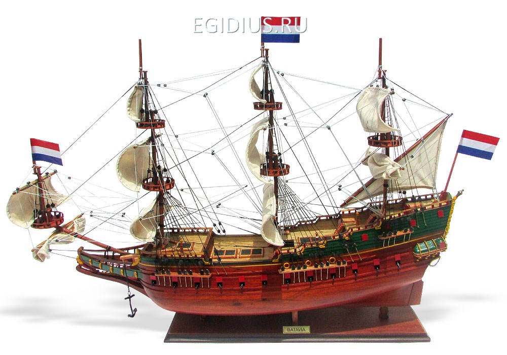 Модель парусника Batavia