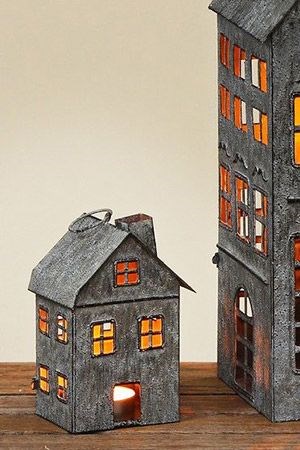 Подсвечник-домик ФИРЕНЦО, металл, 9х8х13 см, BOLTZE