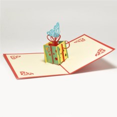 Объемная 3D открытка «С днем рождения. Сердце»