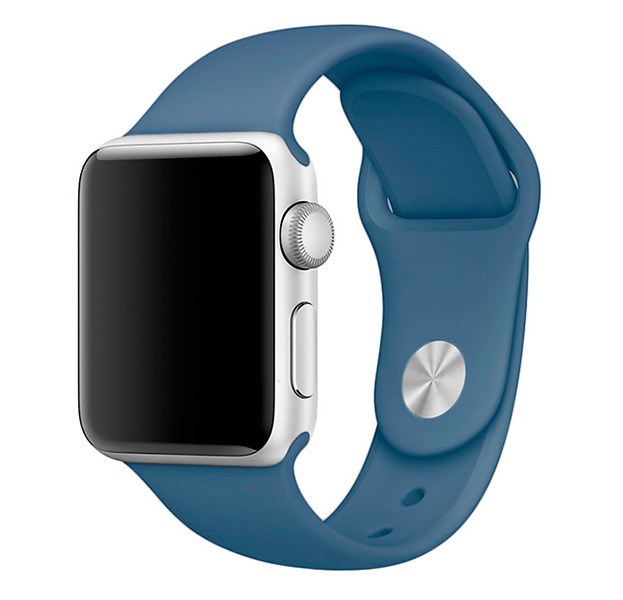 Силиконовый ремешок Sport Band для Apple Watch (синий)