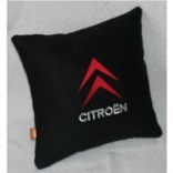 Черная с красно-белой подушка Citroen