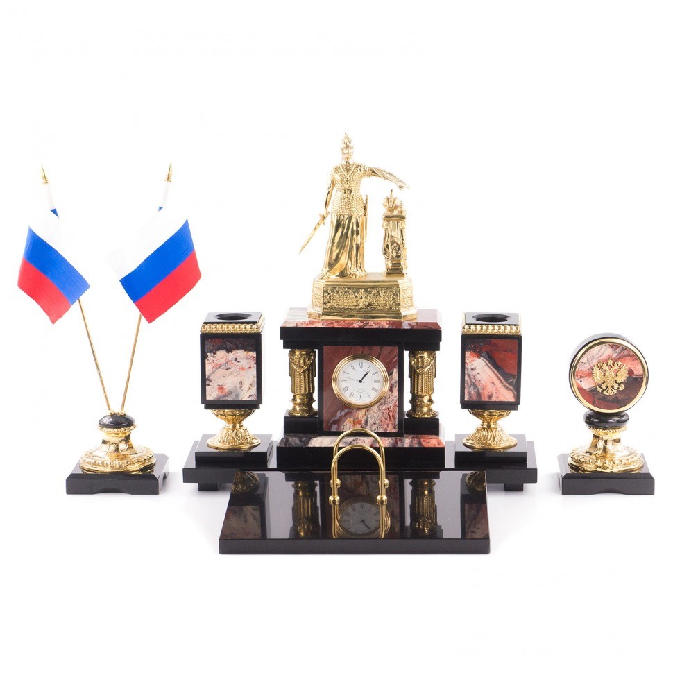 Настольный набор из яшмы Россия