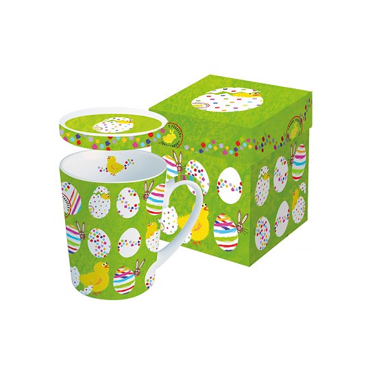 Кружка с крышкой в подарочной коробке Easter Chick