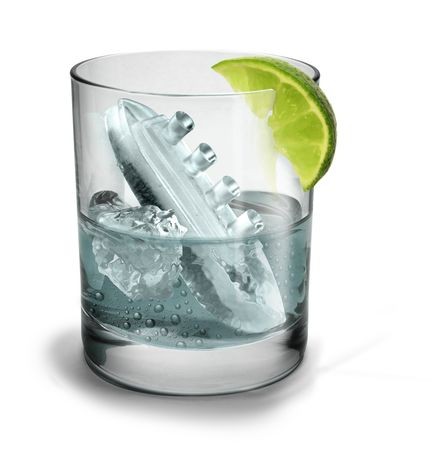 Форма для льда Титаник Gin & Titonic