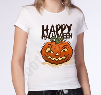 Женская футболка на halloween Тыква полноцвет