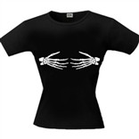 Футболка halloween "Hands skeleton"