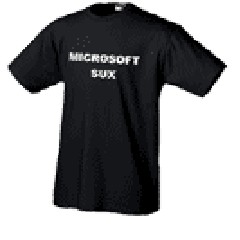 Футболка MICROSOFT SUX