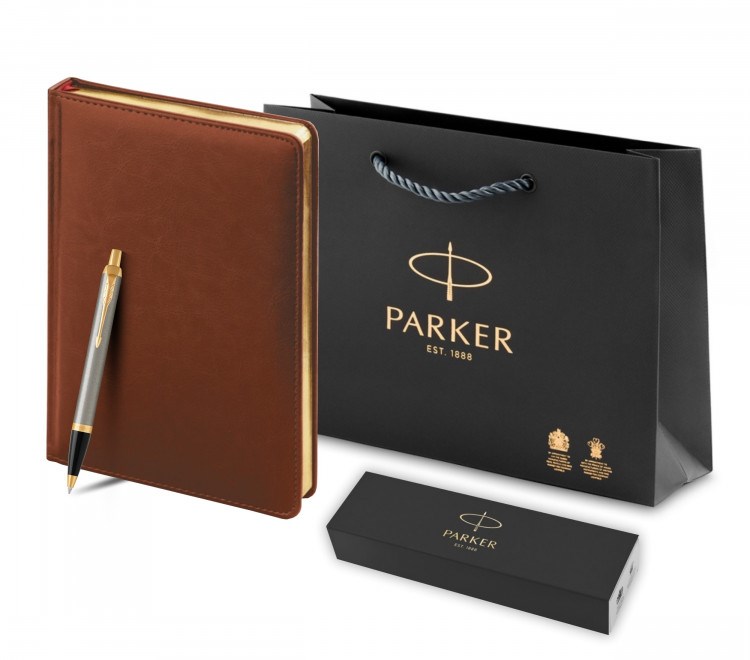 Подарочный набор Parker: ручка Parker и ежедневник А5