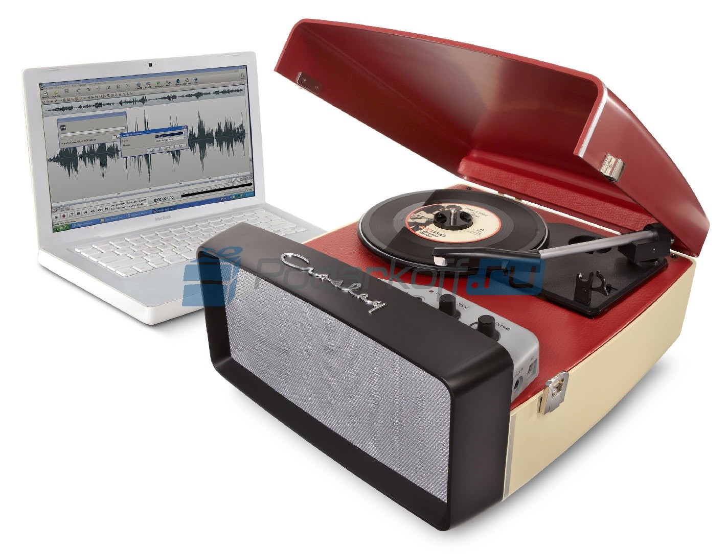 Ретро-проигрыватель Crosley Collegiate Red