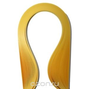 Набор бумаги для квиллинга, цвет: лимонный, 100 шт