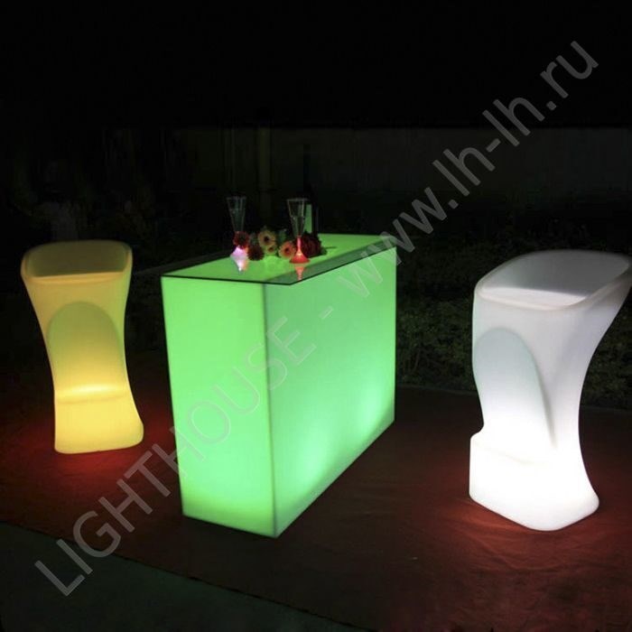 Светящаяся LED барная стойка Prades RGB Accum