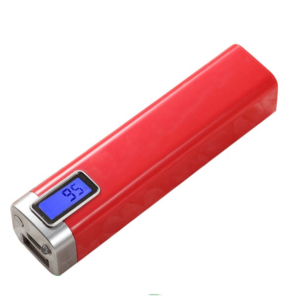 Пауэрбанк 2600mah, 5V/1A (красный)