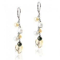 Серебряные Серьги С Жемчугом