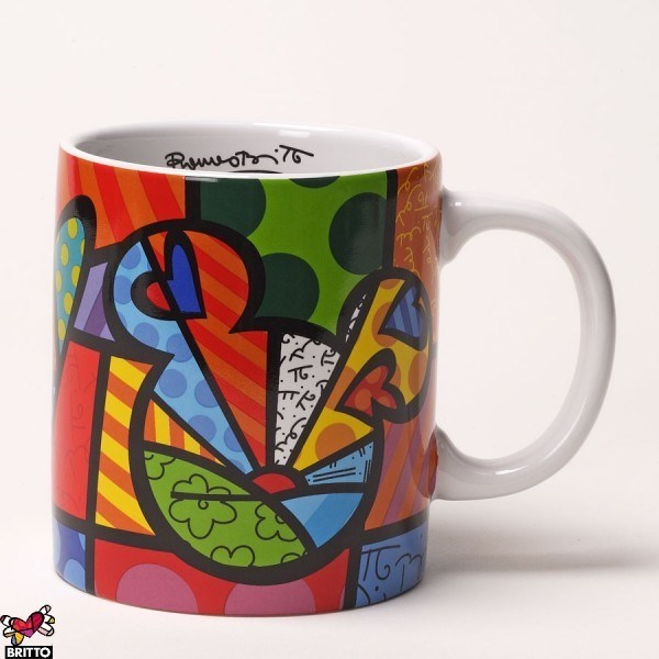 Керамическая кружка Britto Disney Peace & Love Mickey Mouse