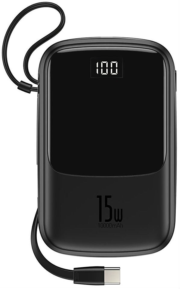 Power Bank 10000 mAh с 2 USB 3A/3A (QC) + Type-C 3A (PD)...