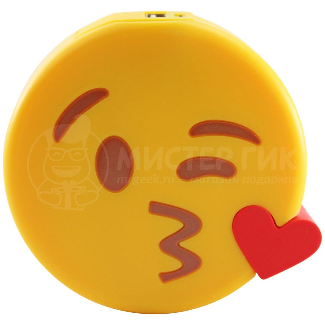 Внешний аккумулятор Emoji Поцелуйчик