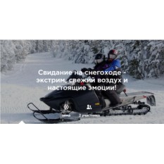 Сафари на двух 1-местных снегоходах для двоих