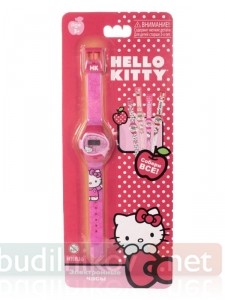 Детские наручные часы Hello Kitty, розовые