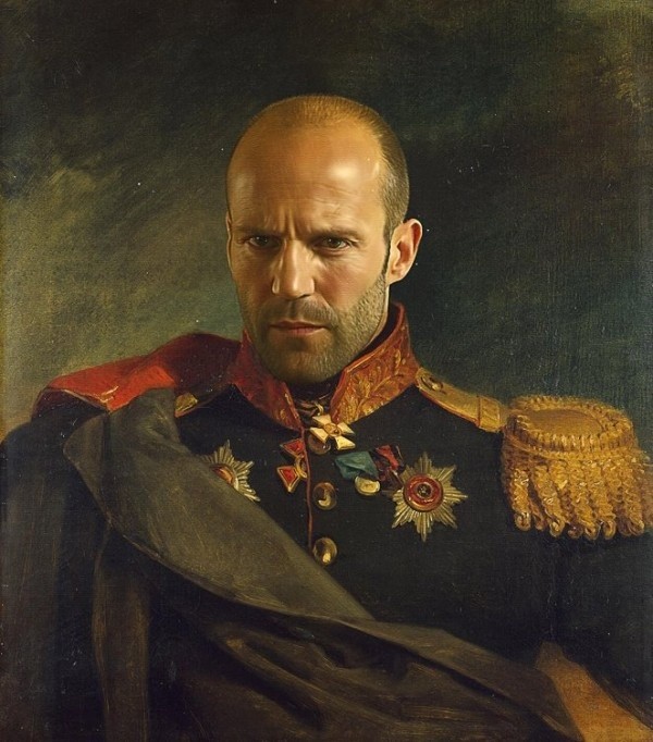 Яркий портрет по фото на холсте