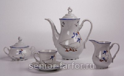 Кофейный сервиз Thun на 6 персон (15 предметов)