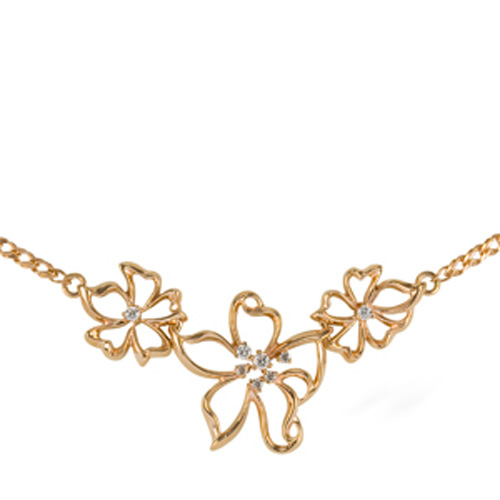Колье с кристаллами Swarovski