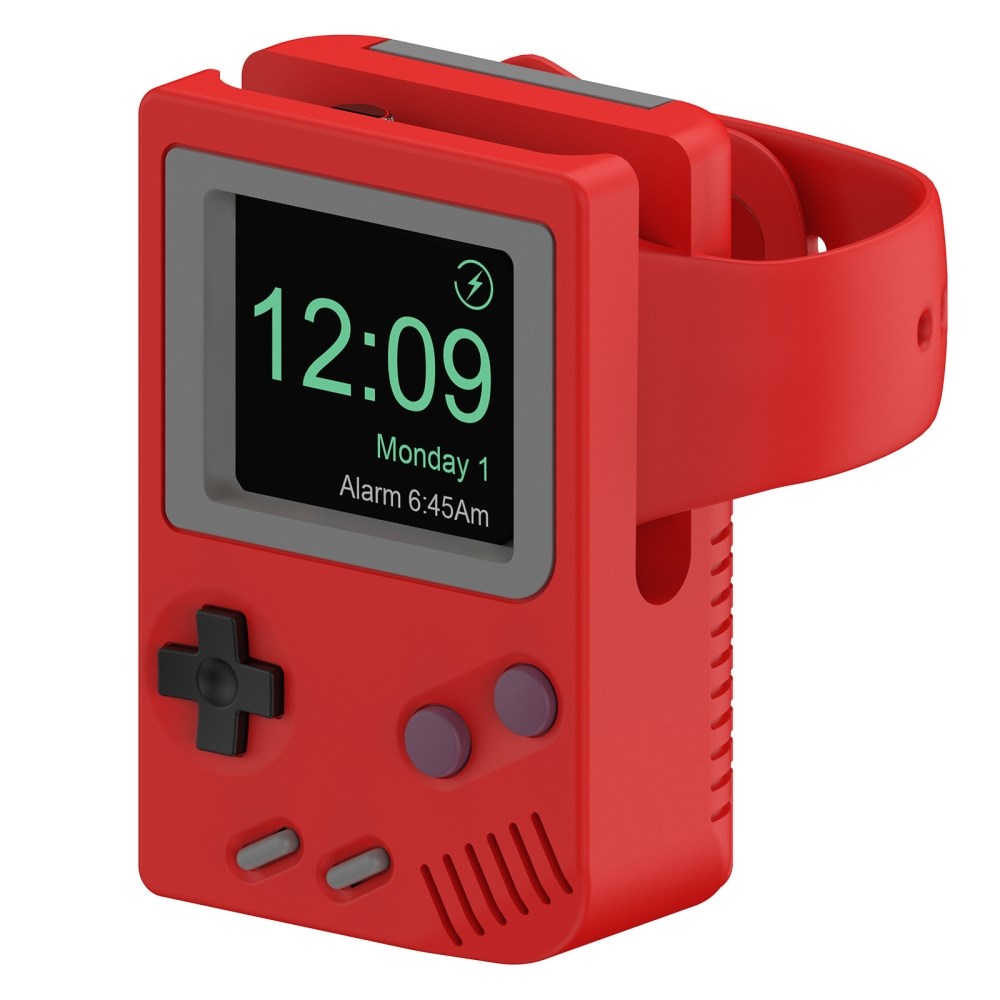 Подставка в стиле ретро для Apple Watch (красная)